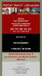 Mobile Screenshot of hotel-saintjacques.fr