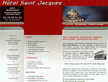 Tablet Screenshot of hotel-saintjacques.fr