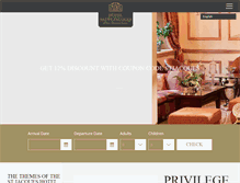 Tablet Screenshot of hotel-saintjacques.com